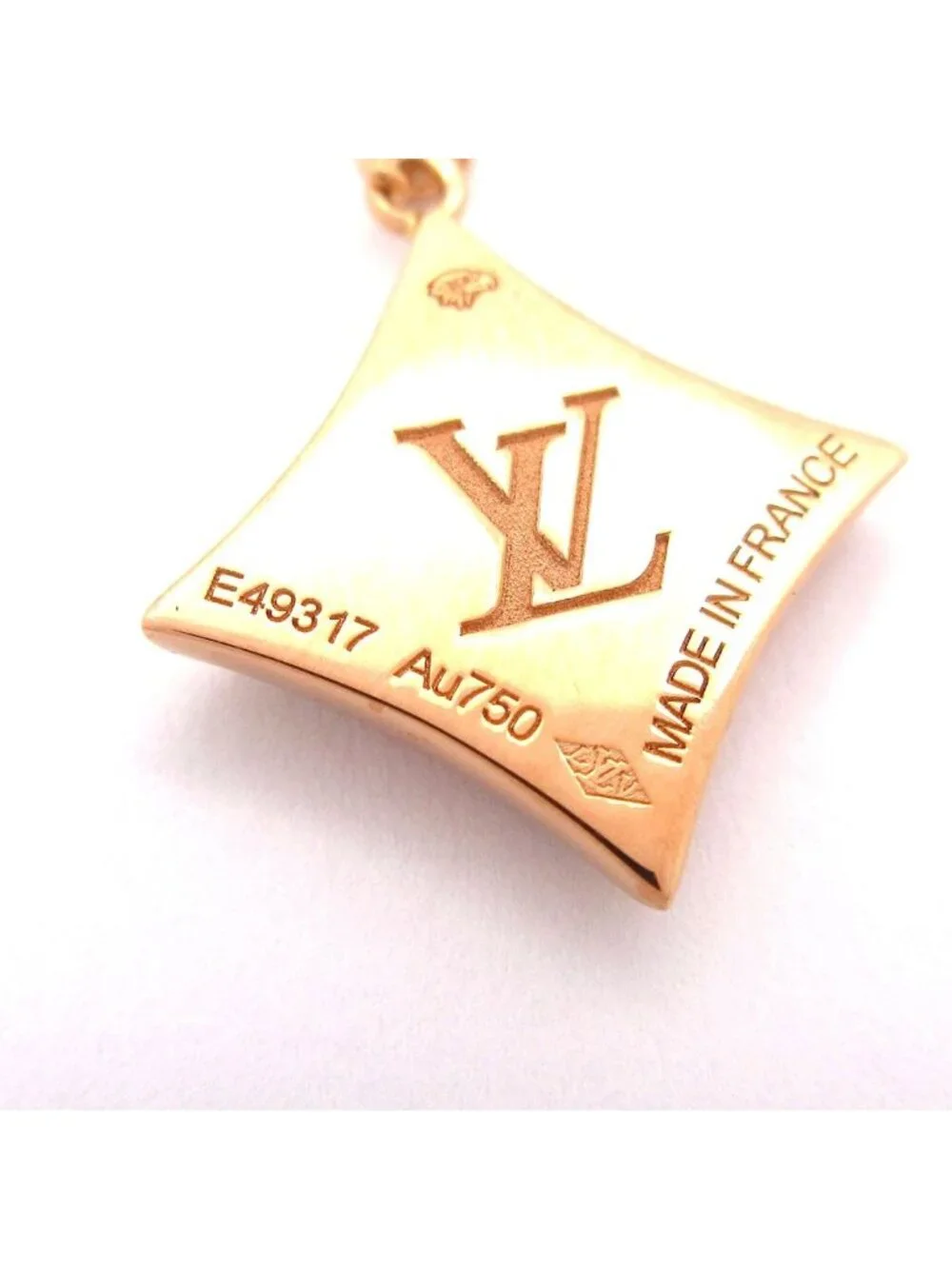 Louis Vuitton Earrings Star Blossom 18k Pink Gold White Diamond